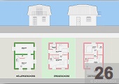 kleines Mansardenhaus